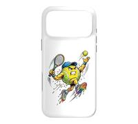 Custodia per iPhone 17 Pro Max Top Spin Tennis Ball Ice Cream Drip Rainbow Racket Colorful