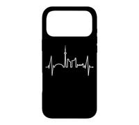 Custodia per iPhone 17 Pro Max Toronto Skyline Heartbeat bandiera canadese per uomo donna