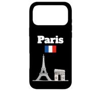 Custodia per iPhone 17 Pro Max Torre Eiffel souvenir Parigi Arc De Triomphe bandiera Francia
