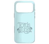 Custodia per iPhone 17 Pro Max Totus Tuus Floral Catholic Marian Design Cattolico Latino