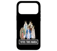 Custodia per iPhone 17 Pro Max Totus Tuus Maria Totalmente tua cattolica JPII Madre Maria