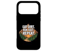 Custodia per iPhone 17 Pro Max Trail Running Mountain Runner Eat Dirt Run Fast Repeat