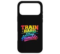 Custodia per iPhone 17 Pro Max Train Hard Stay Umile Palestra motivazionale