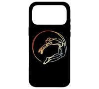 Custodia per iPhone 17 Pro Max Trampolinista Abbozzo di ginnasta da trampolino elastico