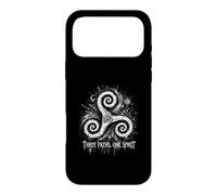 Custodia per iPhone 17 Pro Max Tre sentieri Uno Spirito Celtico Triskelion