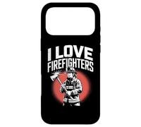 Custodia per iPhone 17 Pro Max Tributo eroico ai pompieri I Love Firefighters