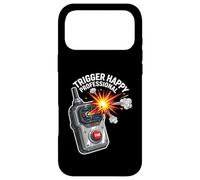 Custodia per iPhone 17 Pro Max Trigger Happy Professional Funny Remote Fire Button