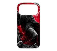 Custodia per iPhone 17 Pro Max Tristo Mietitore Falce Angeli Caduti Dark Gothic Horror Art