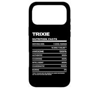Custodia per iPhone 17 Pro Max Trixie Dichiarazione Nutrizionale Nome Divertente