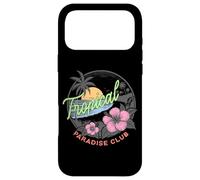 Custodia per iPhone 17 Pro Max Tropical Paradise Club Estate Tramonto Ibisco