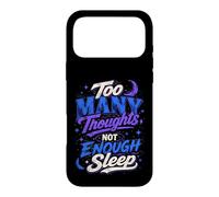 Custodia per iPhone 17 Pro Max Troppi Pensieri Non Abbastanza Sonno Design