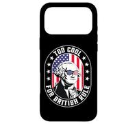 Custodia per iPhone 17 Pro Max Troppo bello per il dominio britannico George Washington 4 luglio 1776