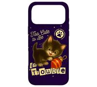 Custodia per iPhone 17 Pro Max Troppo carino per essere nei guai - Simpatico gatto lillte