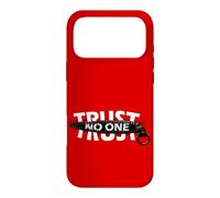 Custodia per iPhone 17 Pro Max Trust No One Cool Motivational Illustration Graphic Quotes
