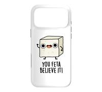 Custodia per iPhone 17 Pro Max Tu, Feta, ci credi, divertente gioco di parole al formaggio