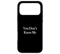 Custodia per iPhone 17 Pro Max Tu non mi conosci