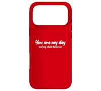 Custodia per iPhone 17 Pro Max Tu sei il mio giorno e tutto il mio domani