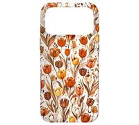Custodia per iPhone 17 Pro Max Tulipano Arancione Floreale Marrone Tulipani Fiore Di Campo Su