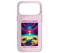 Custodia per iPhone 17 Pro Max Turtle Cove Bahamas Tramonto Paradiso Tropicale Arte