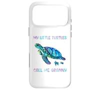 Custodia per iPhone 17 Pro Max Turtle Watercolor Sea Ocean My Turtles Call Me Granny