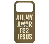 Custodia per iPhone 17 Pro Max Tutto il Mio Amor per Gesù Amore Fede Religioso