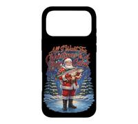 Custodia per iPhone 17 Pro Max Tutto quello che voglio per Natale è un grosso pescato a Babbo Natale che pesca