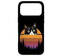 Custodia per iPhone 17 Pro Max Tuxedo Cat Retro 70s Sunset Vintage Cat Lover