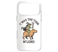 Custodia per iPhone 17 Pro Max Twas the Tism M'Lord Vintage Wizard Frog Witch Capybara