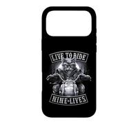 Custodia per iPhone 17 Pro Max Ufficiale Spiral Nine Lives Motorcycle Rider Gothic Fantasy
