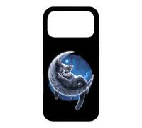 Custodia per iPhone 17 Pro Max Ufficiale Spiral Velvet Moon Cat Gothic Fantasy