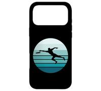Custodia per iPhone 17 Pro Max Ultimate Frisbee Player, stile retrò