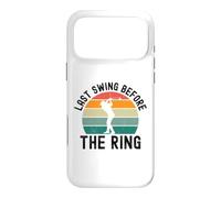 Custodia per iPhone 17 Pro Max Ultimo swing prima del ring golf addio al celibato partito golf retrò
