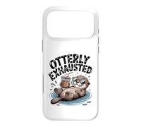 Custodia per iPhone 17 Pro Max Umorismo lontra esausto carino pigro stanco lontra