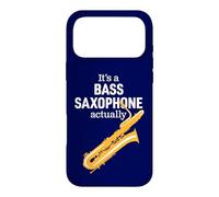 Custodia per iPhone 17 Pro Max Umorismo Sassofono Basso o Scherzo Sassofonista Orgoglio