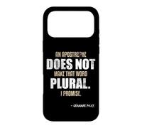 Custodia per iPhone 17 Pro Max Un apostrofo non rende la parola grammatica inglese plurale