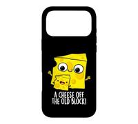 Custodia per iPhone 17 Pro Max Un formaggio fuori dal vecchio blocco divertente padre figlio gioco di parole