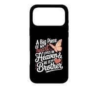 Custodia per iPhone 17 Pro Max Un grosso pezzo del mio cuore vive in paradiso e lui è mio fratello