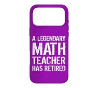 Custodia per iPhone 17 Pro Max Un leggendario insegnante di matematica ha ritirato la matematica in pensione