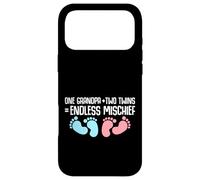 Custodia per iPhone 17 Pro Max Un nonno due gemelli Endless Mischief Twin Nonno