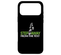 Custodia per iPhone 17 Pro Max Un passo lontano dal testo Design umoristico minimale
