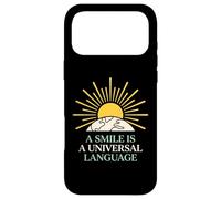 Custodia per iPhone 17 Pro Max Un sorriso è una persona ottimista positiva per il linguaggio universale