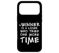 Custodia per iPhone 17 Pro Max Un vincitore è un perdente che ci ha provato ancora una volta