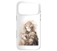Custodia per iPhone 17 Pro Max Una donna che indossa un kimono tradizionale giapponese che sogna sogni diurni leggeri e fragili