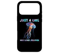Custodia per iPhone 17 Pro Max Under Watercolor Sea Ocean Just A Girl Who Loves JellyFish
