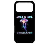 Custodia per iPhone 17 Pro Max Under Watercolor Sea Ocean Just A Girl Who Loves JellyFish