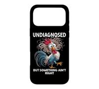 Custodia per iPhone 17 Pro Max Undiagnosed But Something Aint Right Women Funny Chicken Mom