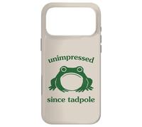 Custodia per iPhone 17 Pro Max Unimpressed Since Tadpole Funny Frog Silly Graphic