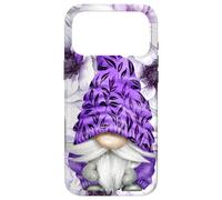 Custodia per iPhone 17 Pro Max Unique Purple Gnome With Lilac Anemones Floral Aesthetic