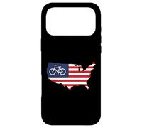 Custodia per iPhone 17 Pro Max UNITED STATES of Cycling American Flag Bicycle Inspired