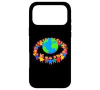 Custodia per iPhone 17 Pro Max Unity Around The World - Kids Holding Hands Global Peace